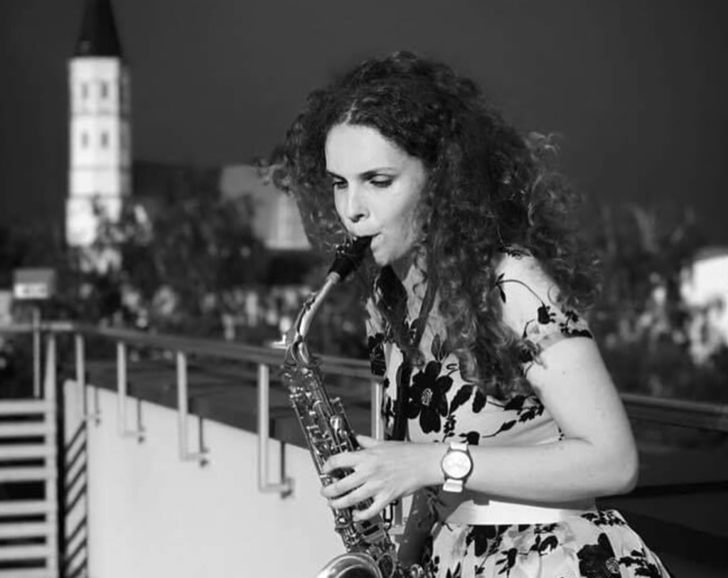 Saxophone artist Bramhall Stockport